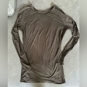 Lululemon Flowy Longsleeve Open-back Shirt